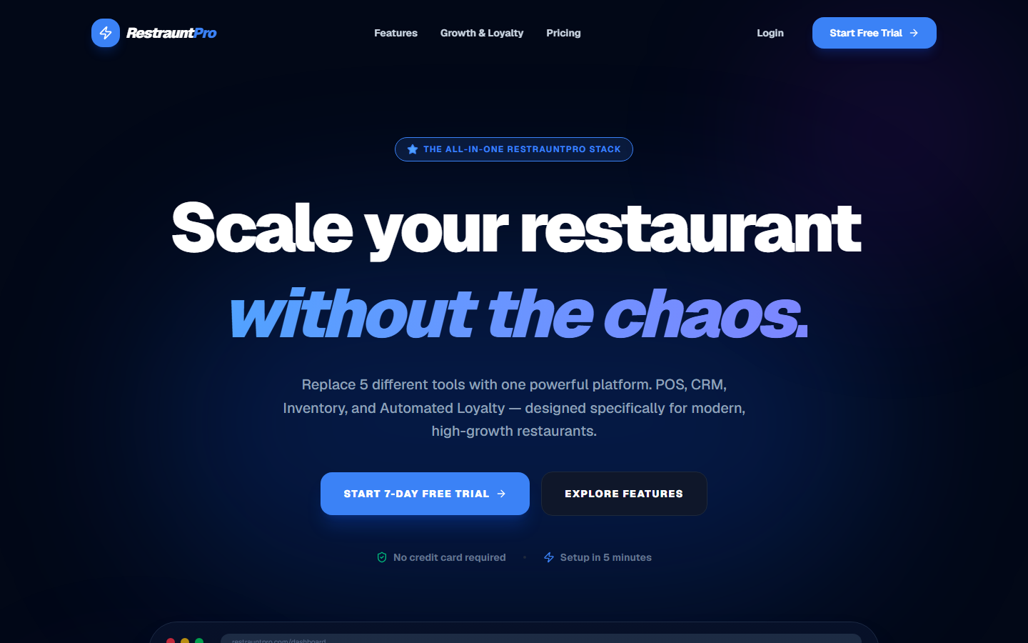 RestrauntPro Banner