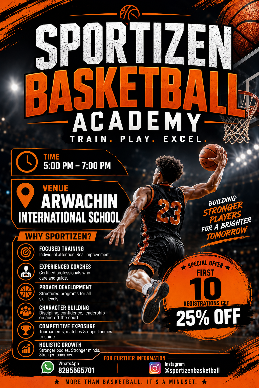 Sportizen Basketball Academy Banner